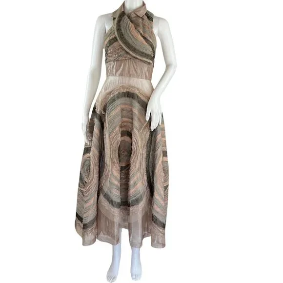 Ladies Dresses Vintage Fendi Dress Fendi Women's Maxi Halter